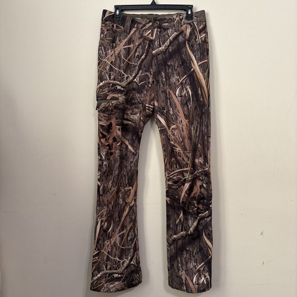 Banded Brand Pants Mens 32 Mossy Oak Camo Fleece Lined Hunting Ankle Straps